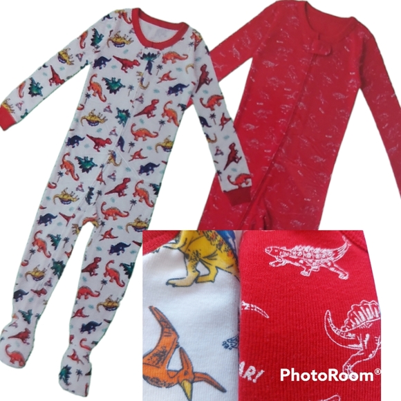 Members' Mark 4 piece Footie Pajama Set - Picture 1 of 6